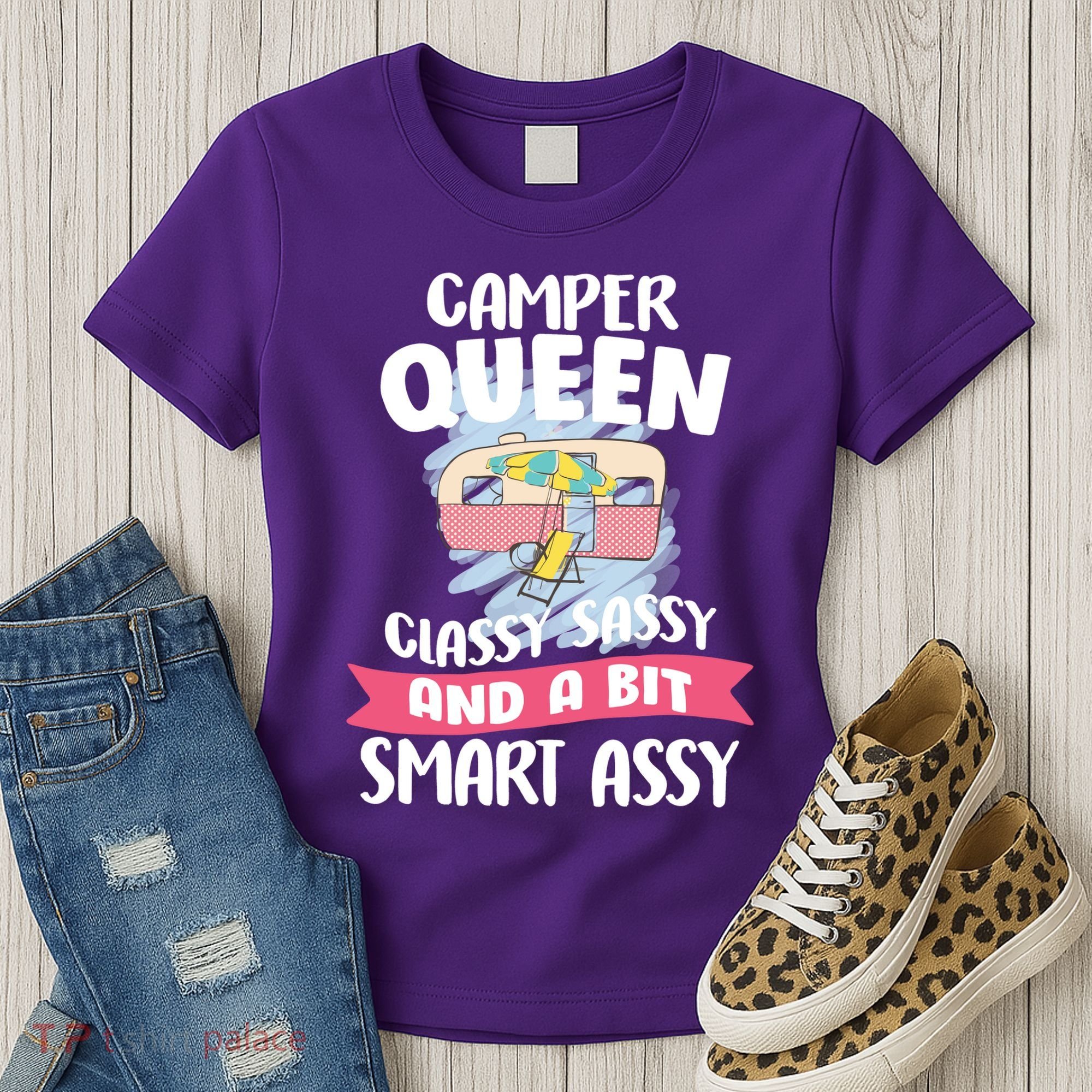 Camper Queen Women's T-Shirt