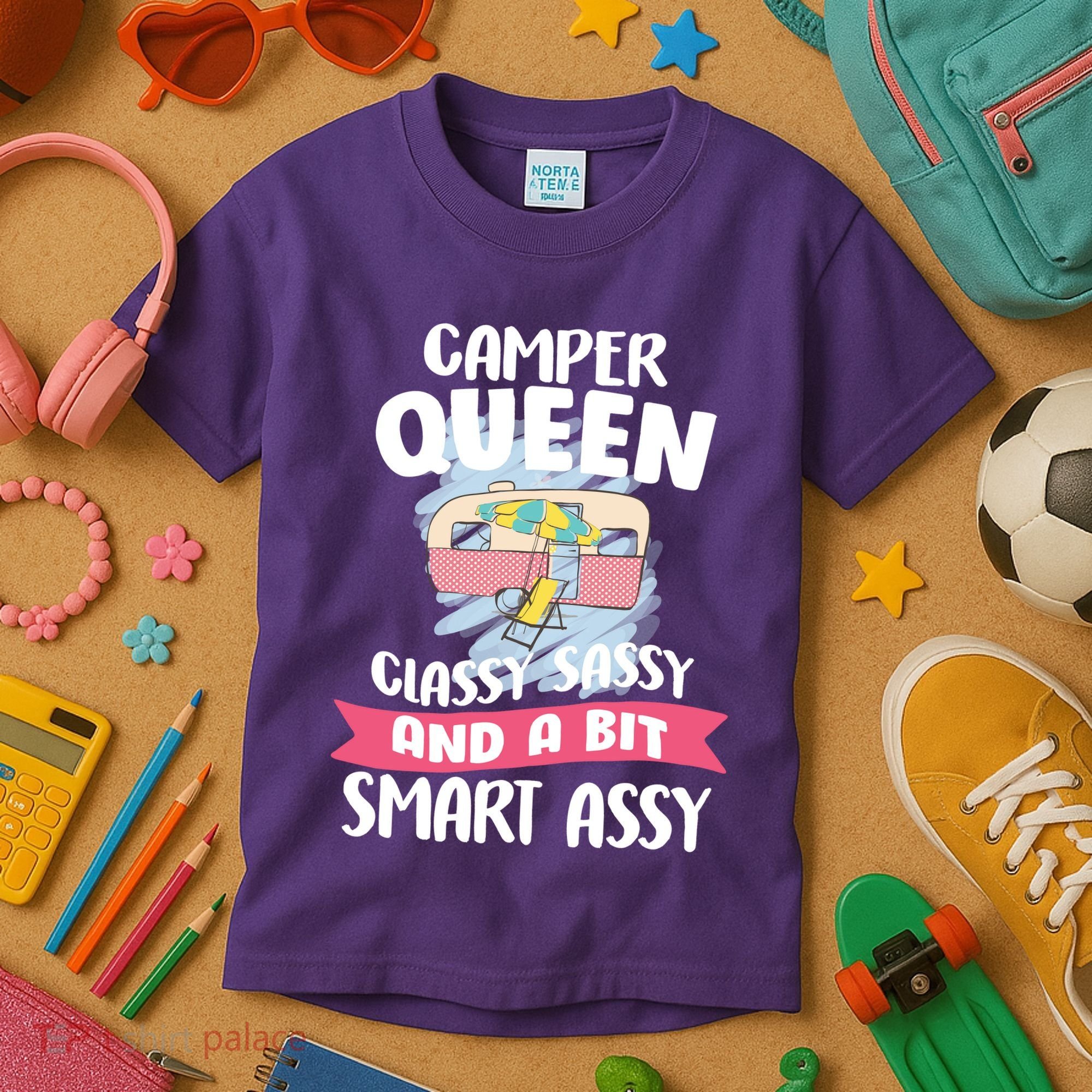 Camper Queen Kids T-Shirt
