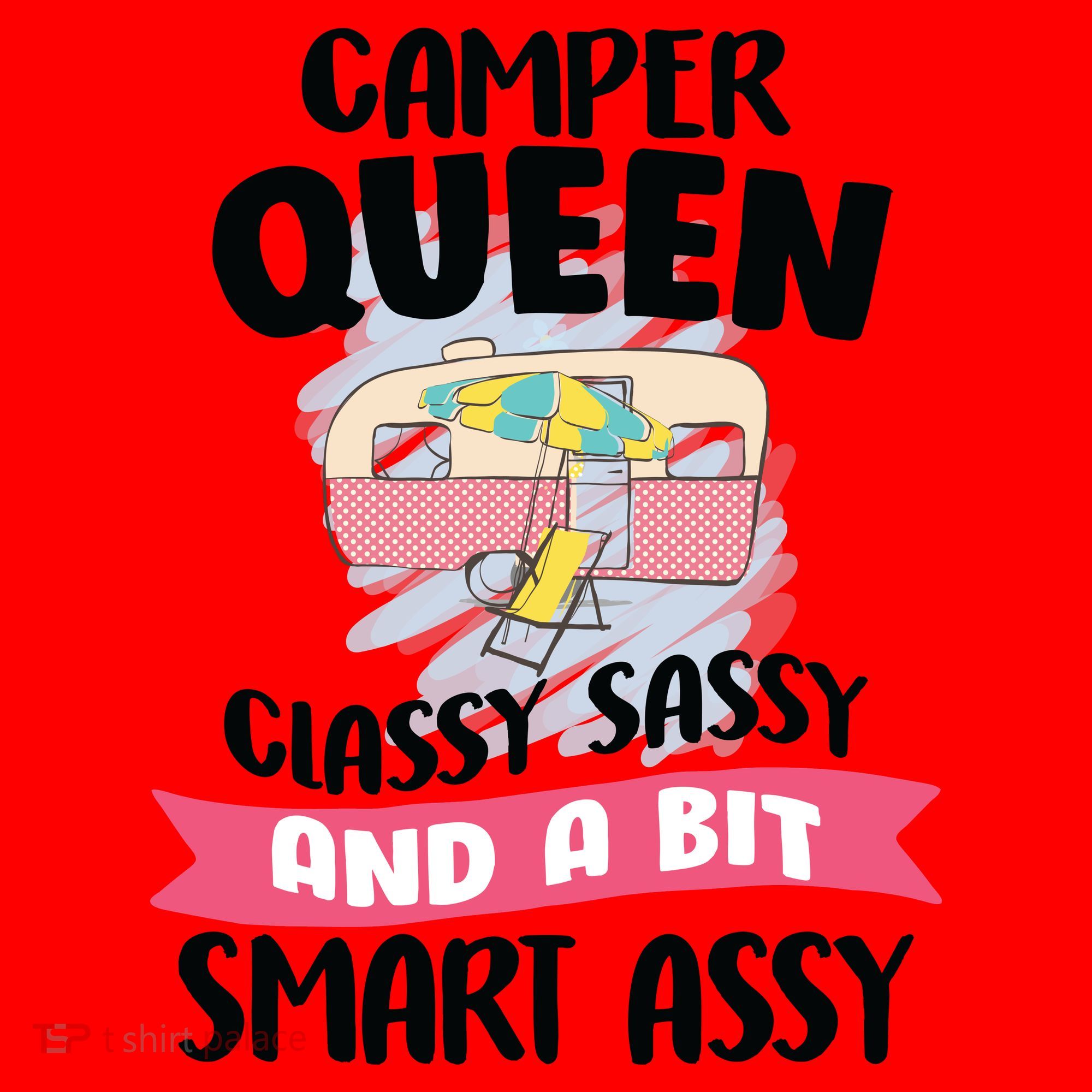 Camper Queen Santa Hat