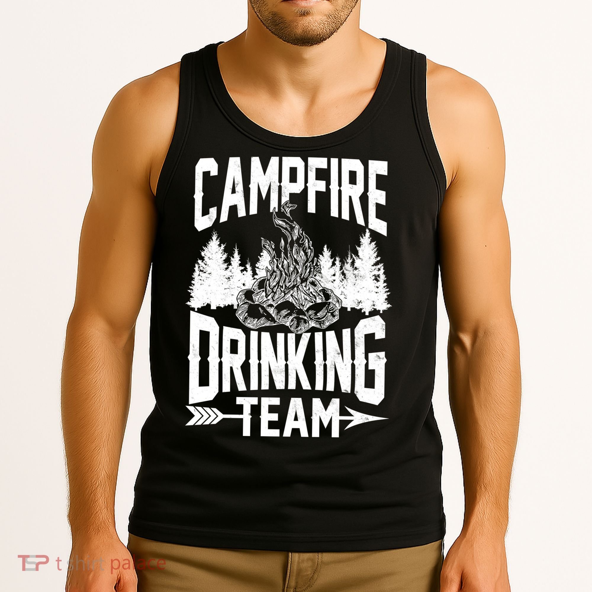 Campfire Drinking Team Tank Top