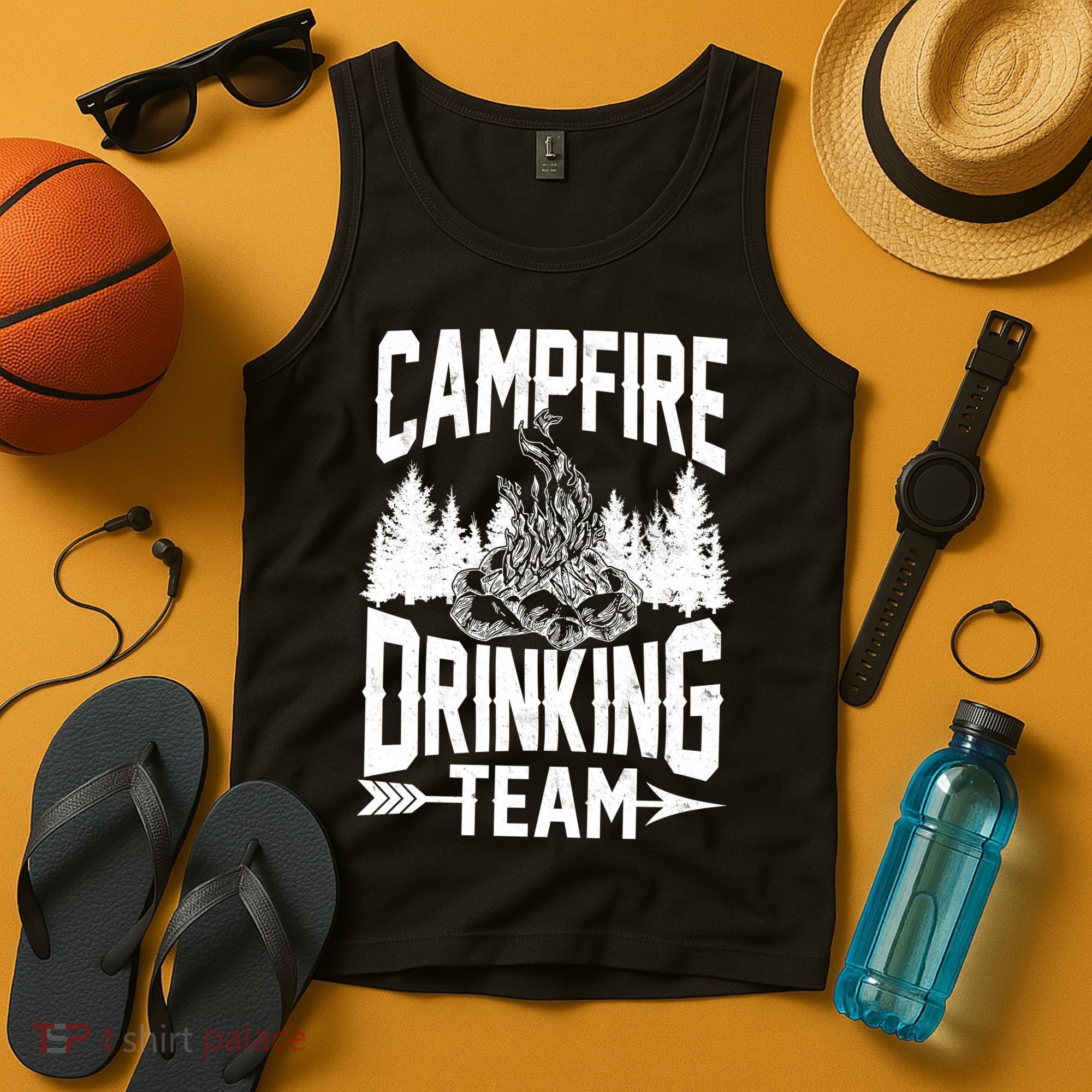Campfire Drinking Team Tank Top