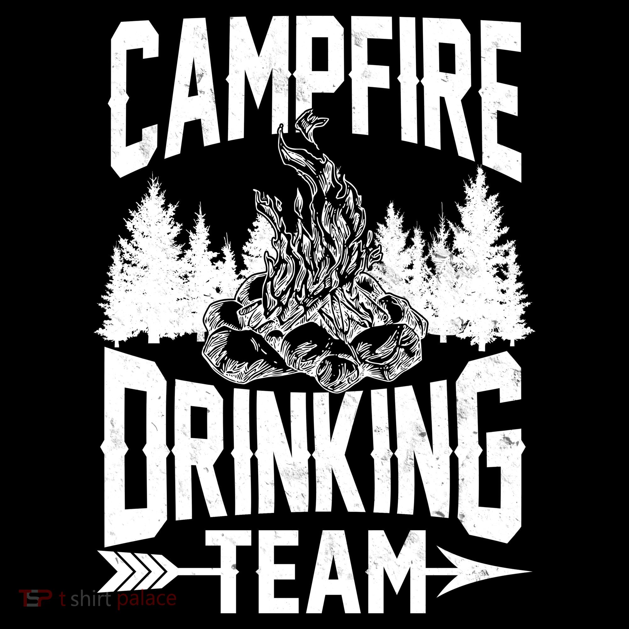 Campfire Drinking Team Kids T-Shirt