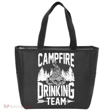 Campfire Drinking Team Tote Bag