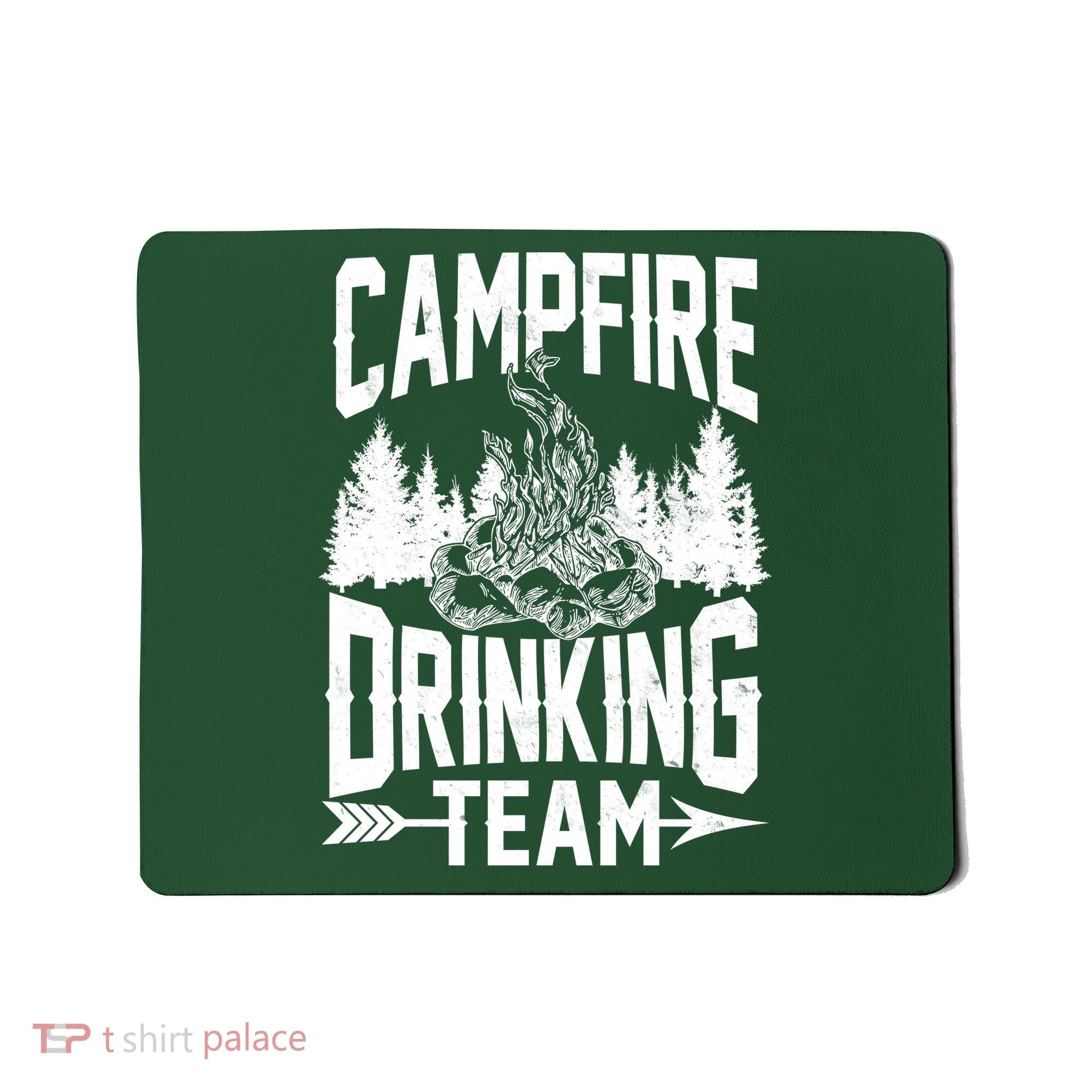Campfire Drinking Team Mousepad