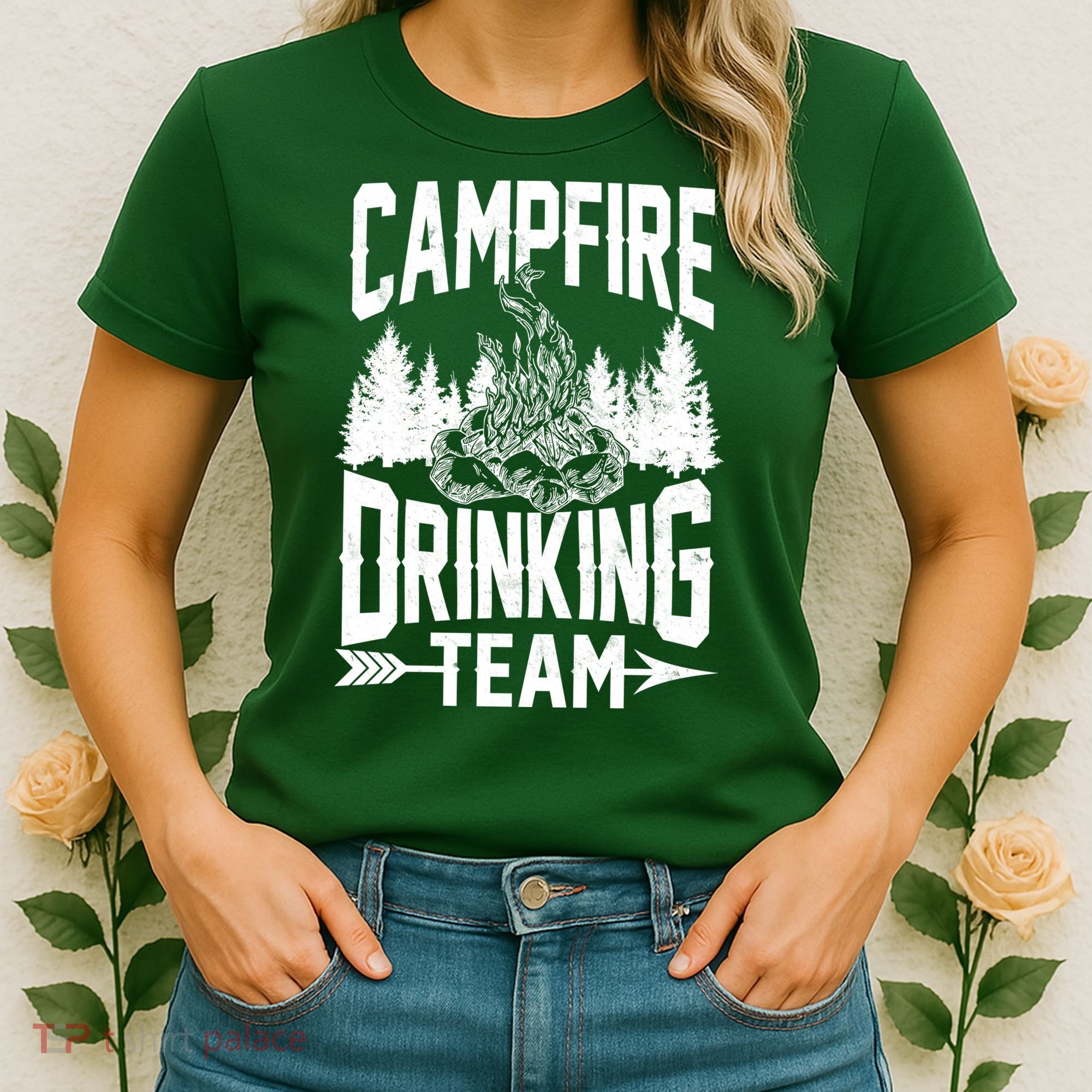 Campfire Drinking Team Women's T-Shirt