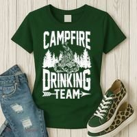 Campfire Drinking Team Women's T-Shirt thumb 3