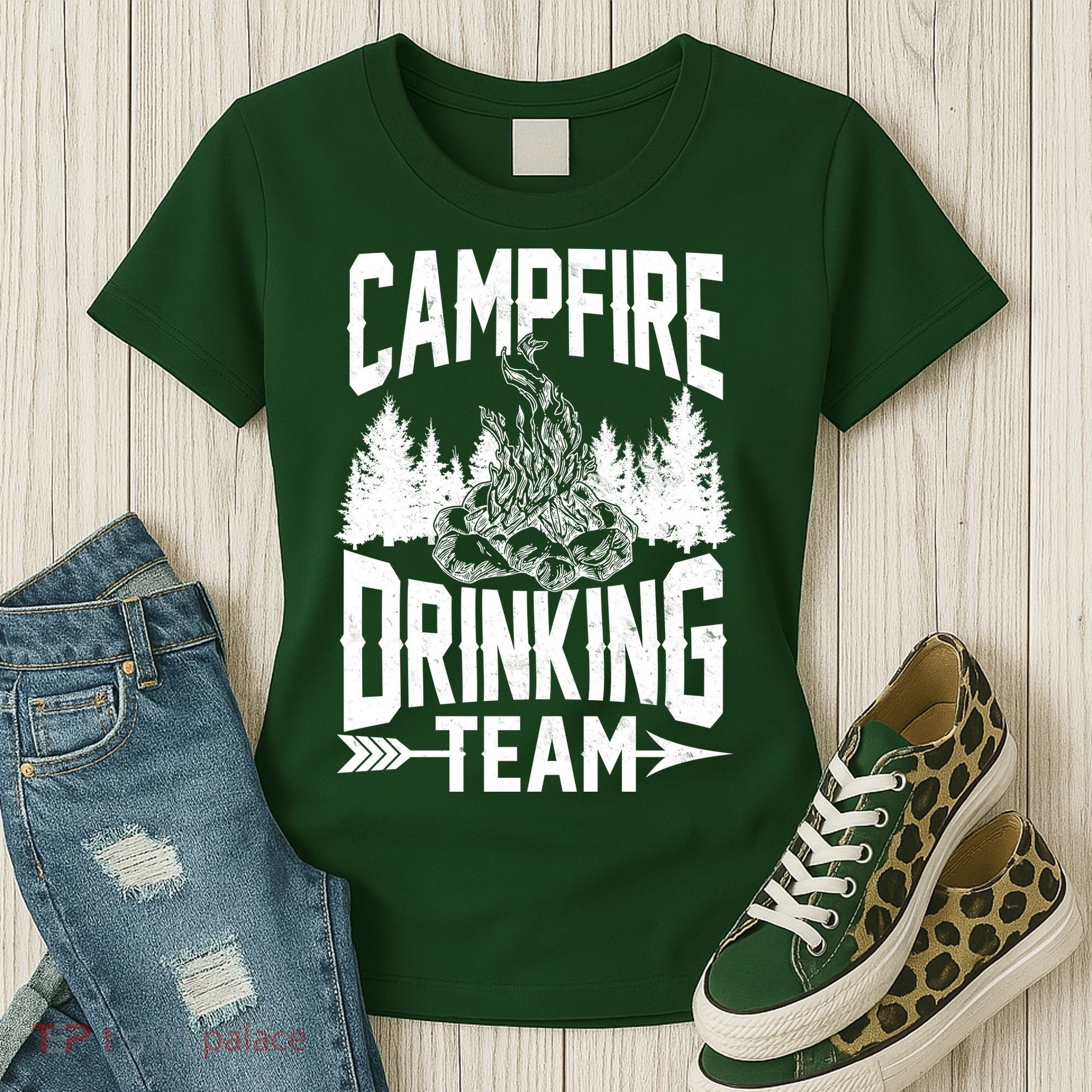 Campfire Drinking Team Women's T-Shirt