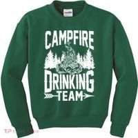 Campfire Drinking Team Kids Sweatshirt thumb 0