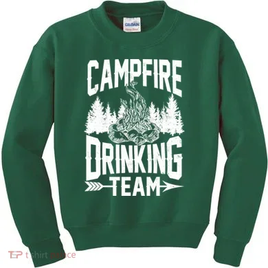 Campfire Drinking Team Kids Sweatshirt