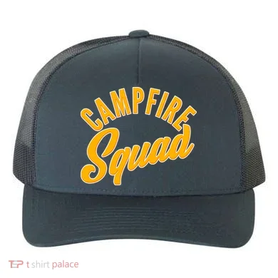 Campfire Squad Yupoong Adult 5-Panel Trucker Hat