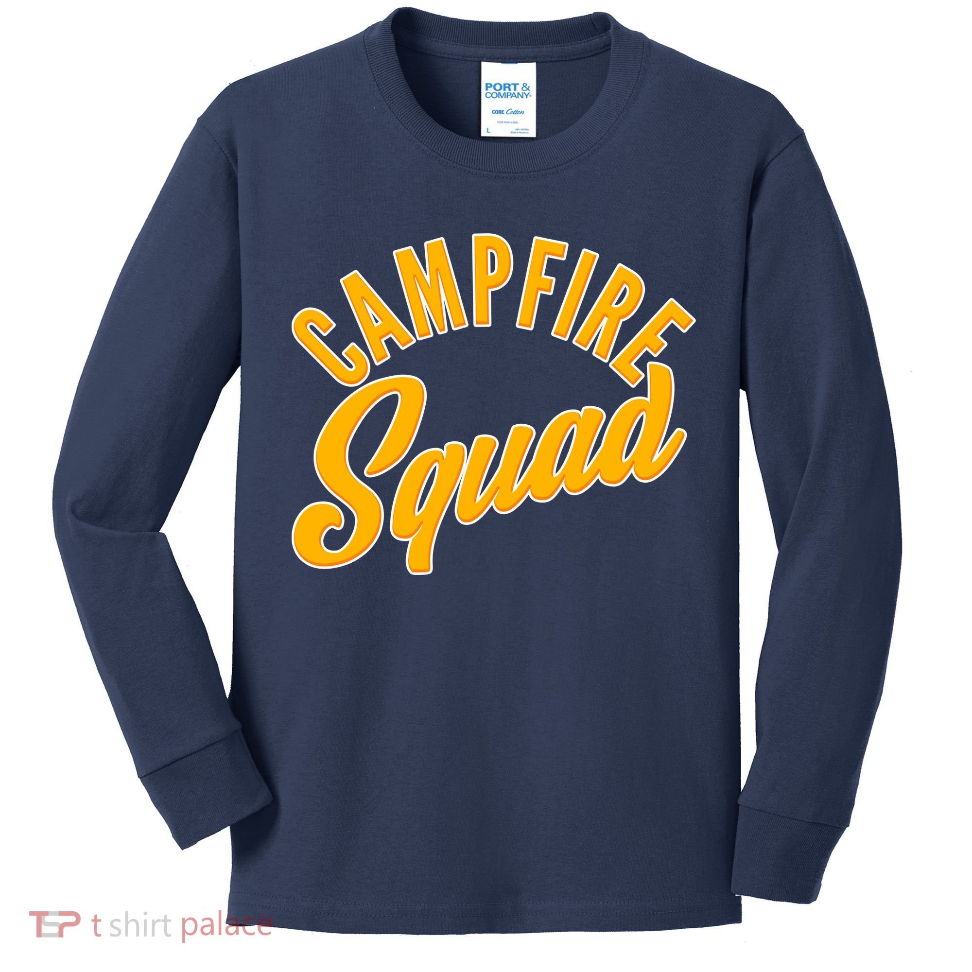 Campfire Squad Kids Long Sleeve Shirt