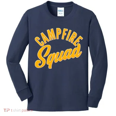 Campfire Squad Kids Long Sleeve Shirt