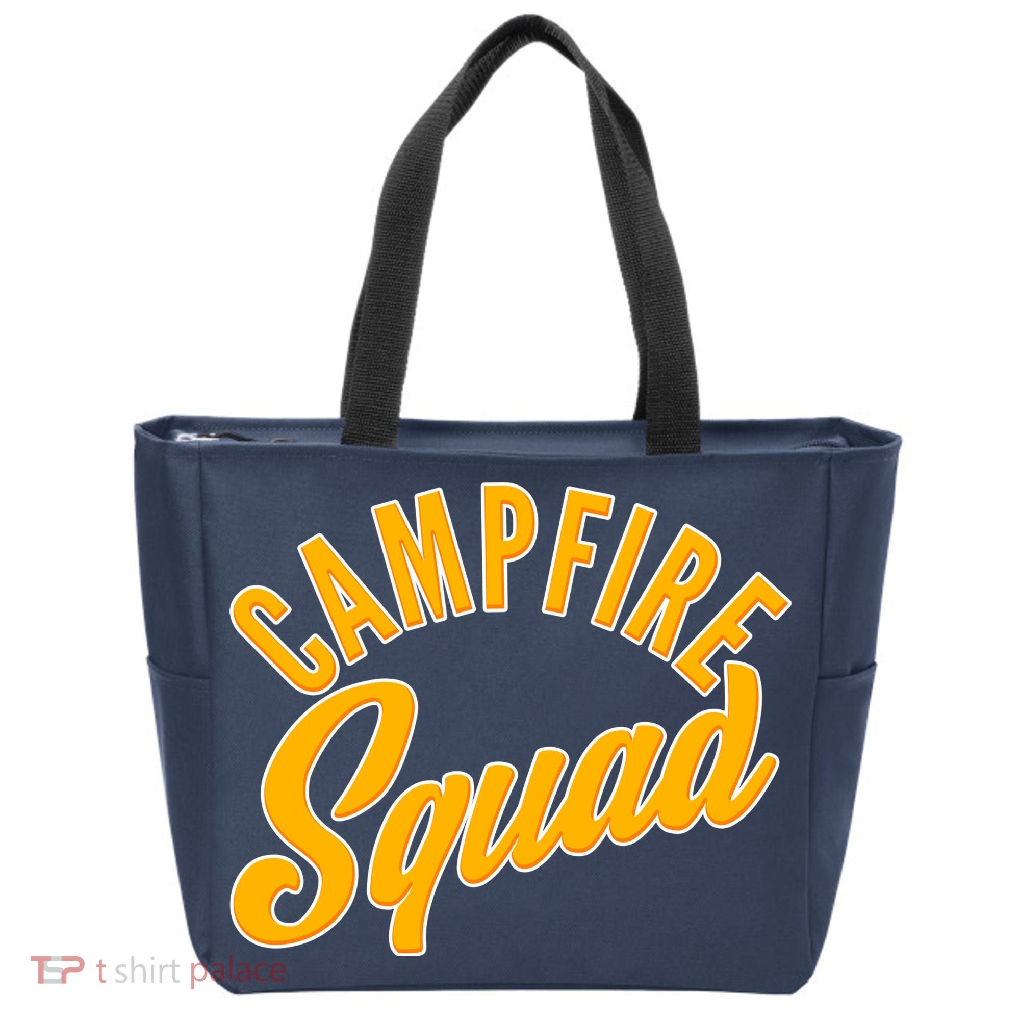 Campfire Squad Tote Bag