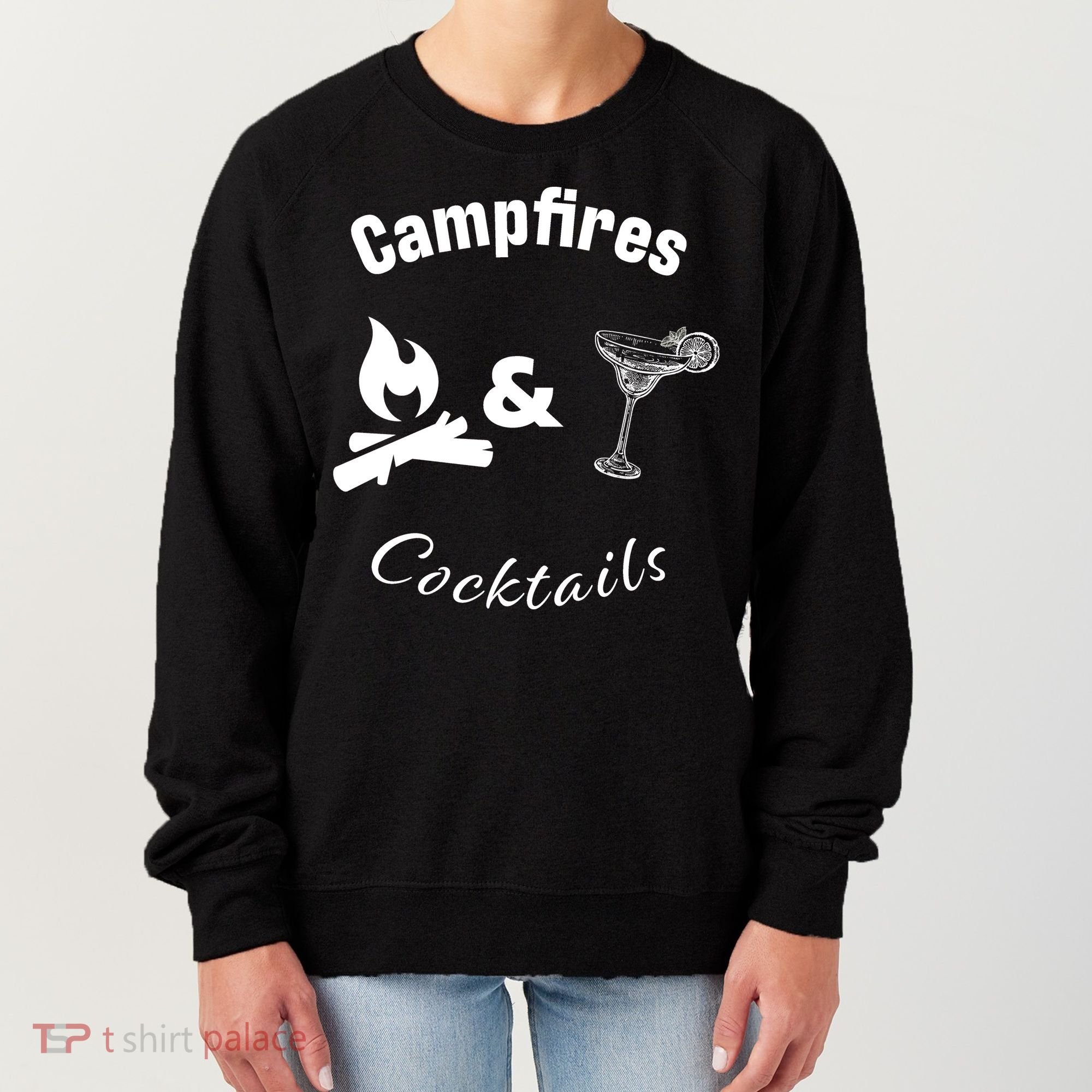 Campfires And Cocktails Women's Sweatshirt