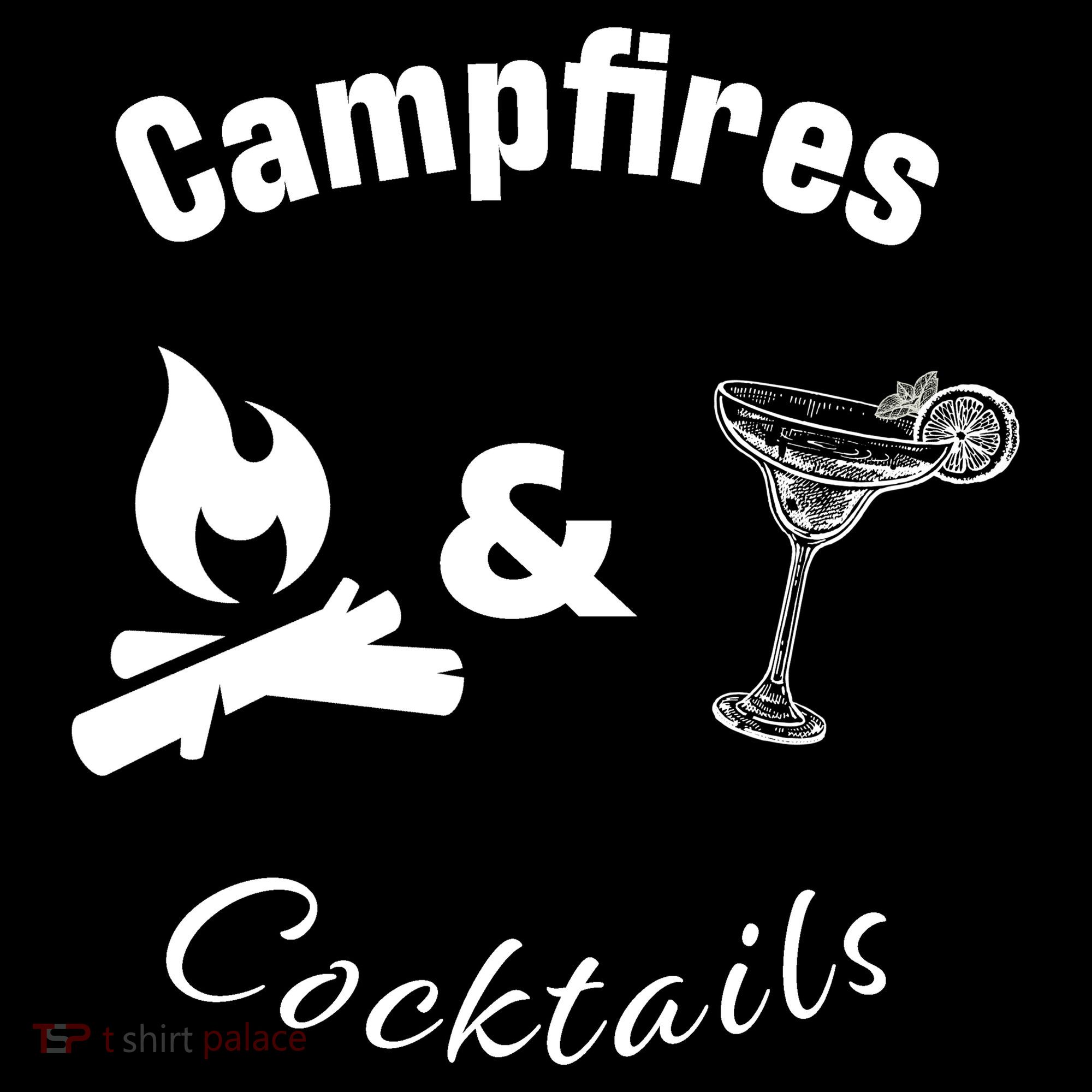 Campfires And Cocktails Bucket Hat