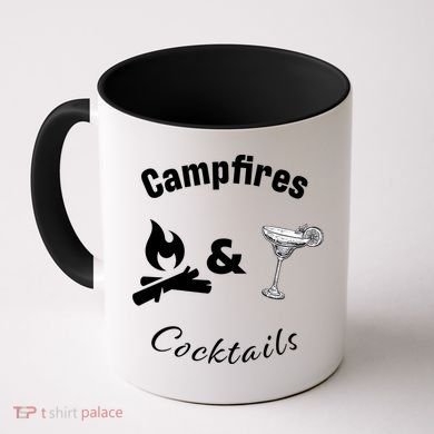 Campfires And Cocktails Coffee Mug
