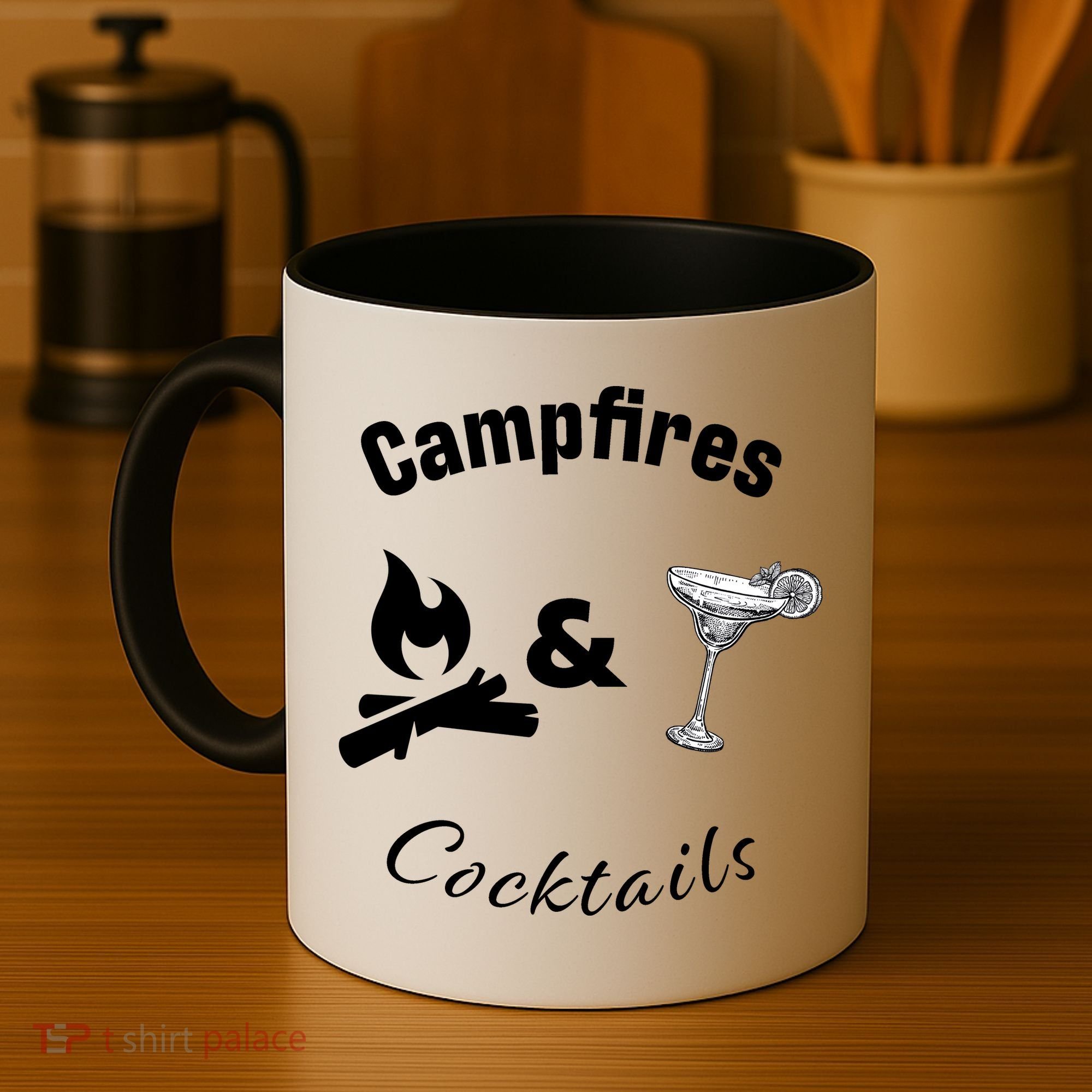 Campfires And Cocktails Coffee Mug