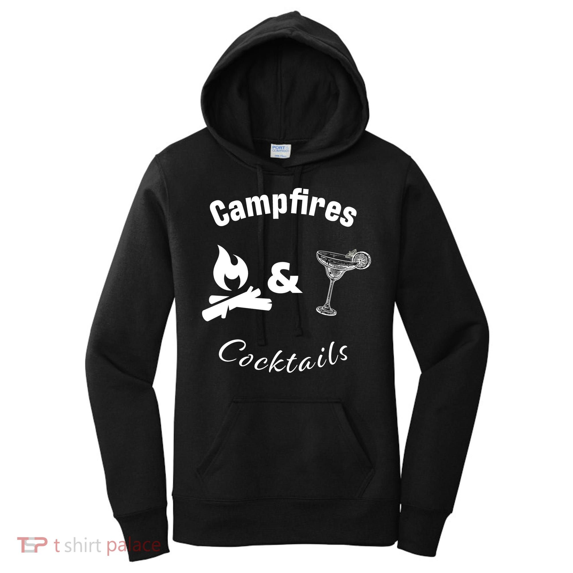 Campfires And Cocktails Women's Hoodie