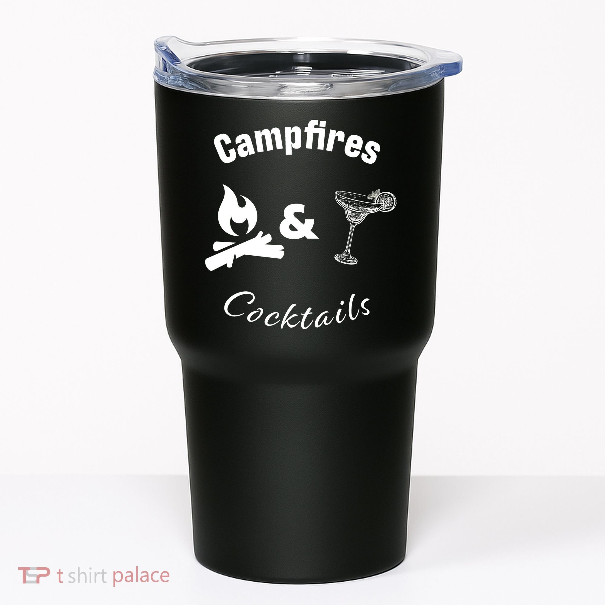 Campfires And Cocktails Tumbler