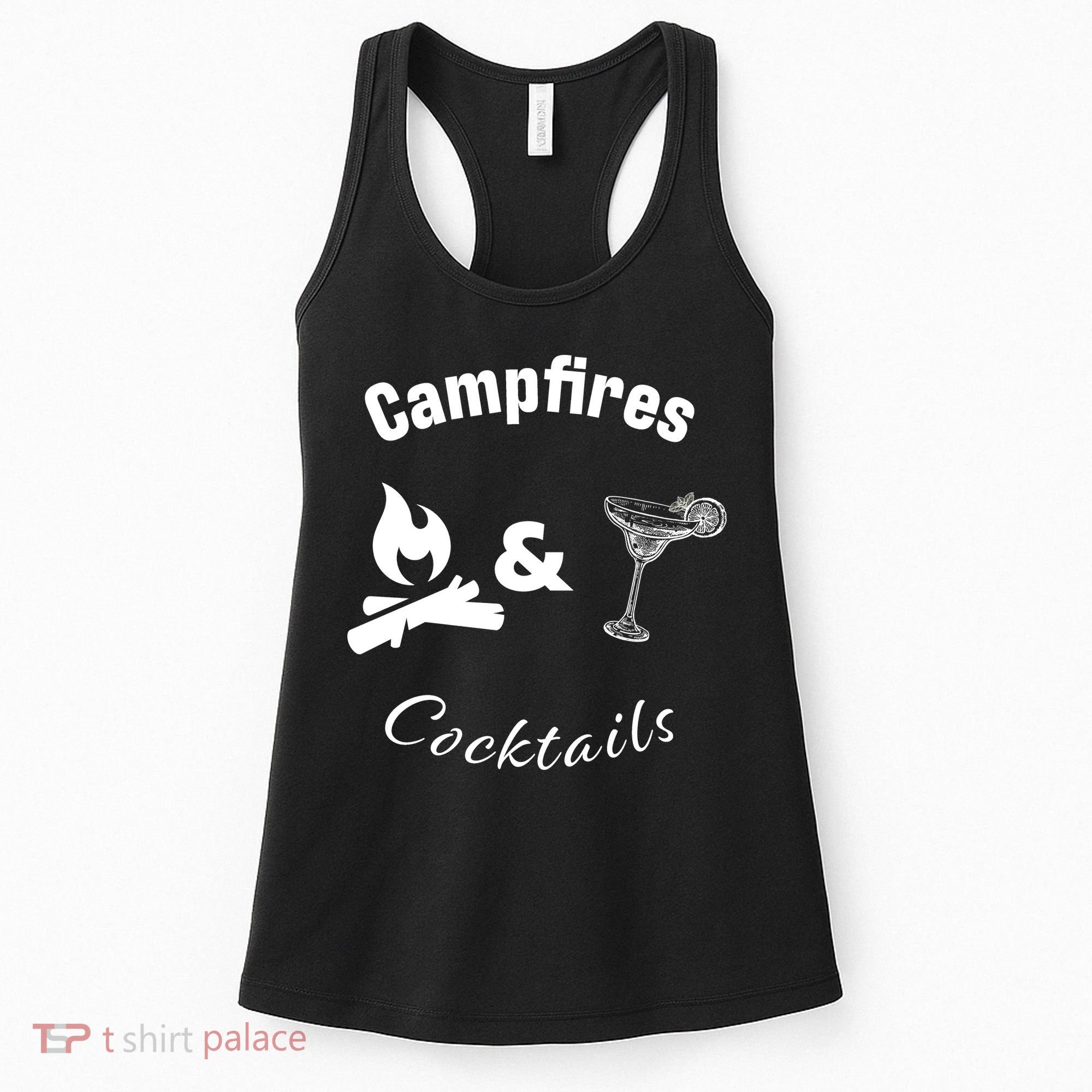 Campfires And Cocktails Women's Tank Top