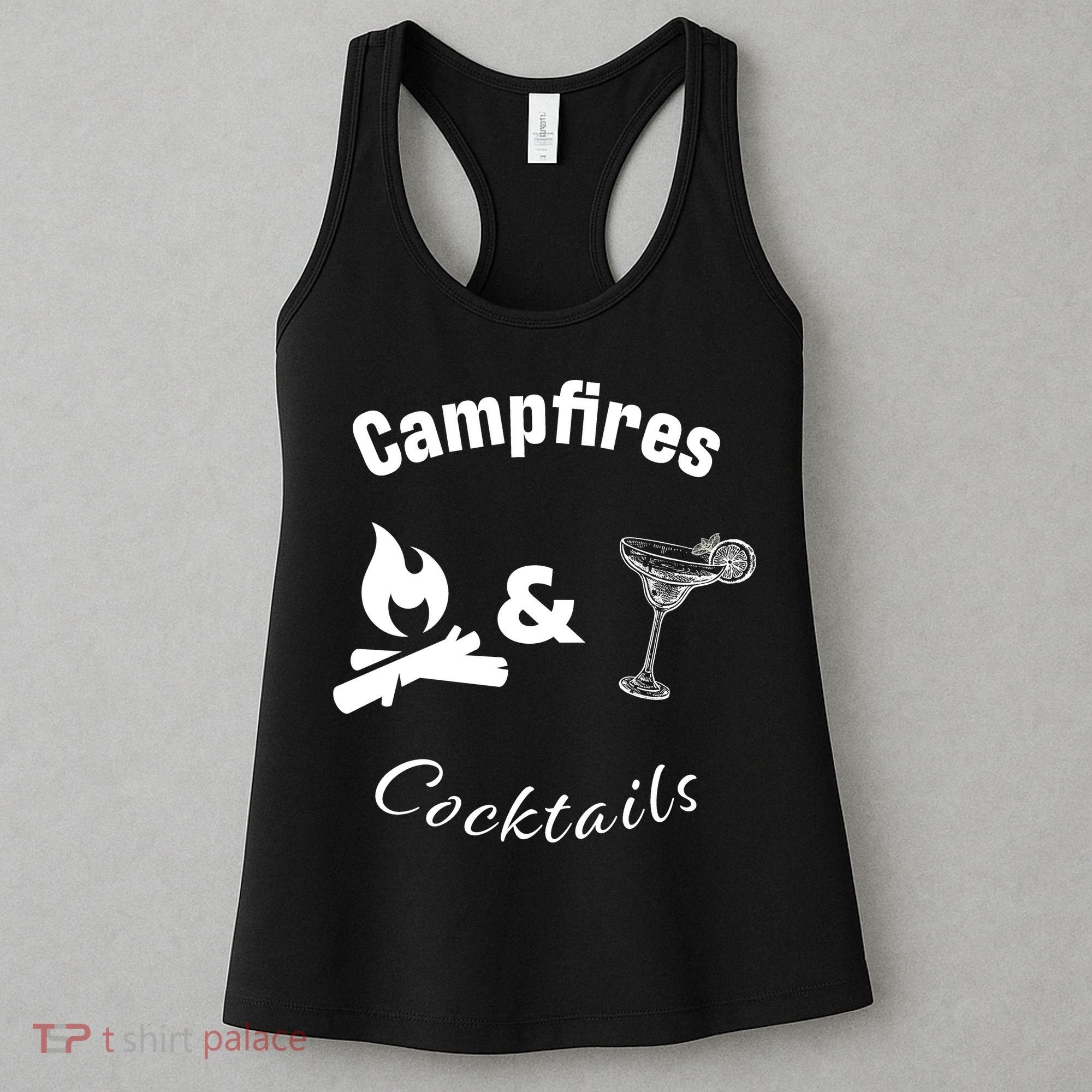 Campfires And Cocktails Women's Tank Top