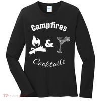 Campfires And Cocktails Women's Long Sleeve Shirt thumb 0