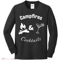 Campfires And Cocktails Kids Long Sleeve Shirt thumb 0