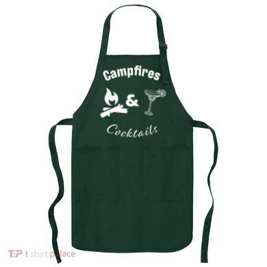 Campfires And Cocktails Apron