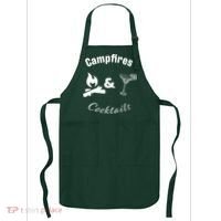 Campfires And Cocktails Apron thumb 0