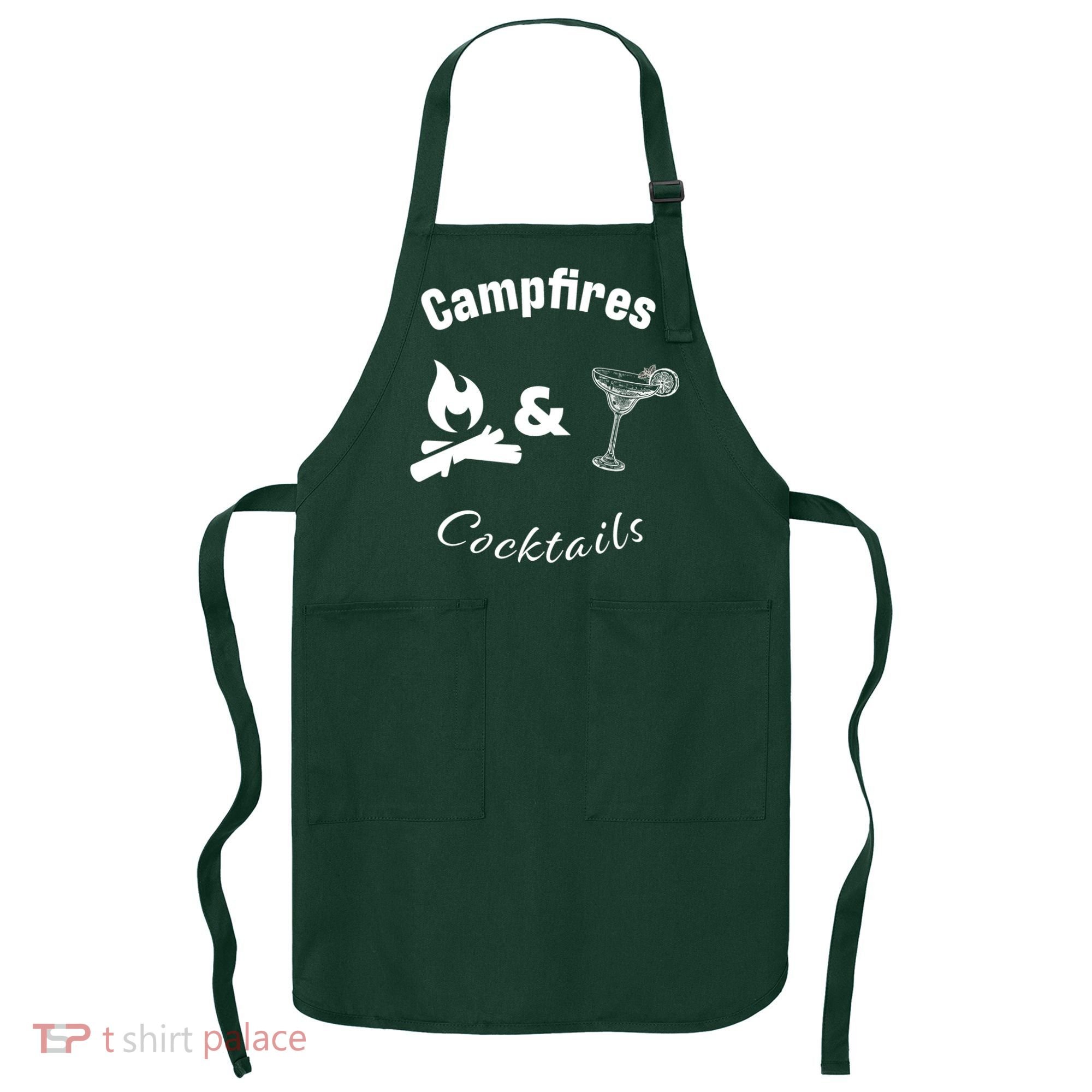 Campfires And Cocktails Apron