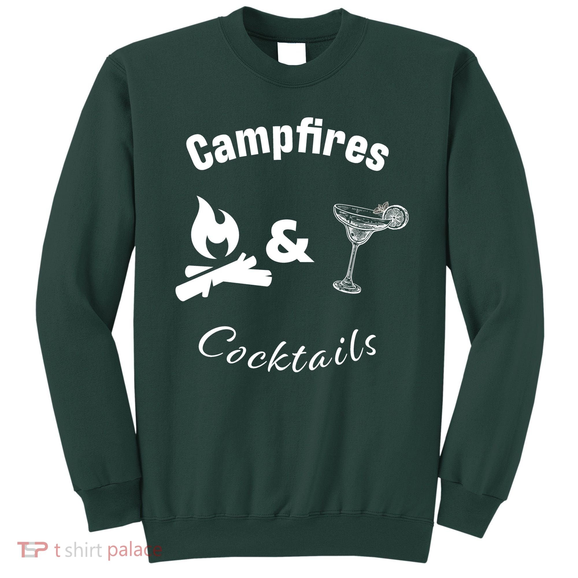 Campfires And Cocktails Sweatshirt