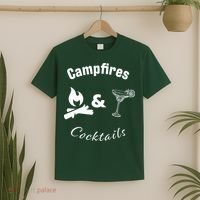Campfires And Cocktails T-Shirt thumb 2