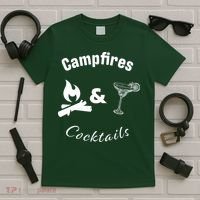 Campfires And Cocktails T-Shirt thumb 5