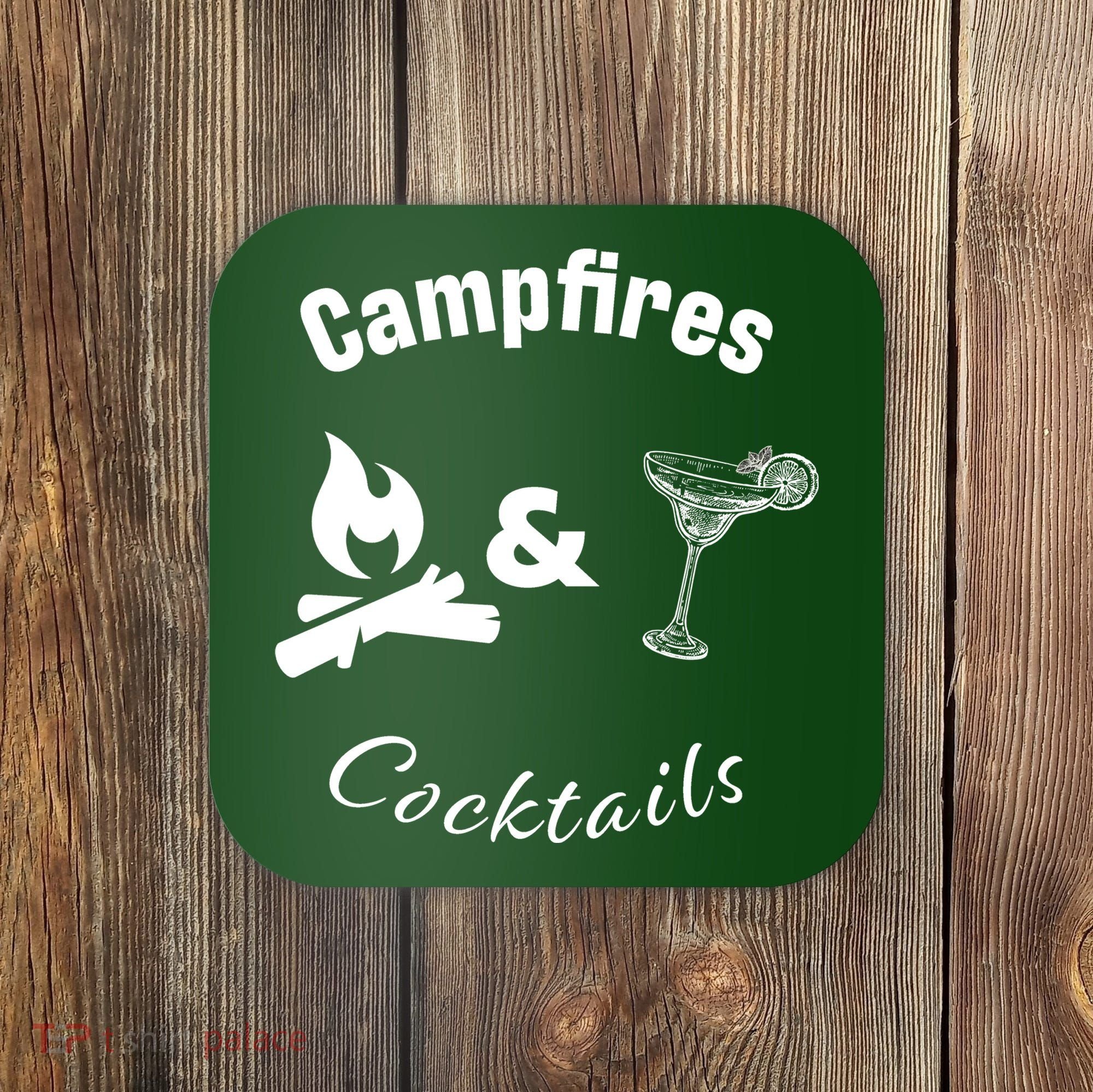 Campfires And Cocktails Coaster