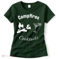 Campfires And Cocktails Women's T-Shirt thumb 0