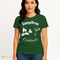 Campfires And Cocktails Women's T-Shirt thumb 4