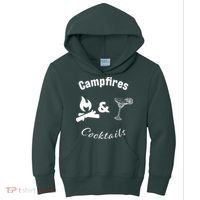 Campfires And Cocktails Kids Hoodie thumb 0