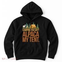 Camping Alpaca My Tent Hoodie thumb 0