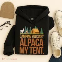 Camping Alpaca My Tent Hoodie thumb 4