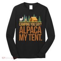 Camping Alpaca My Tent Long Sleeve Shirt thumb 0
