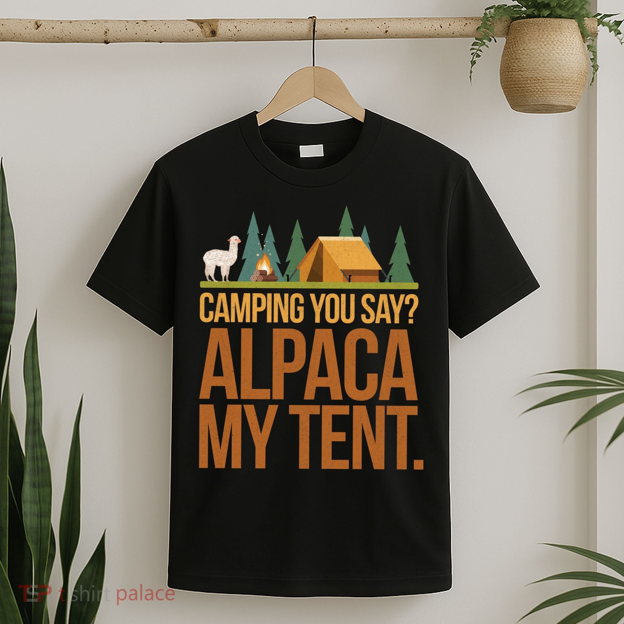 Camping Alpaca My Tent T-Shirt