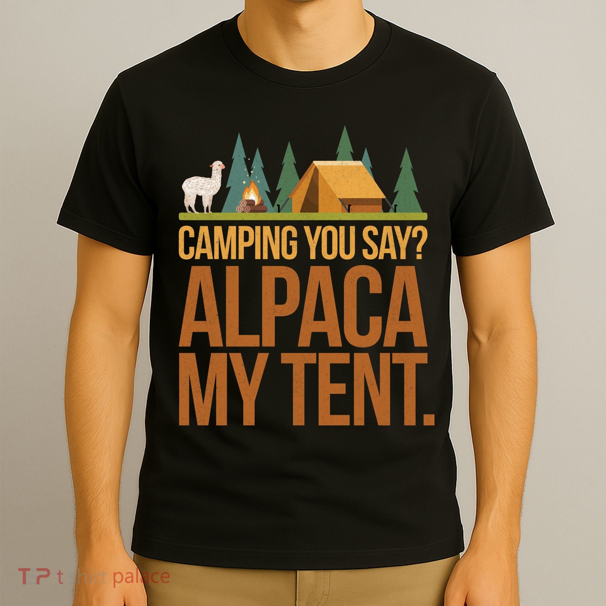 Camping Alpaca My Tent T-Shirt