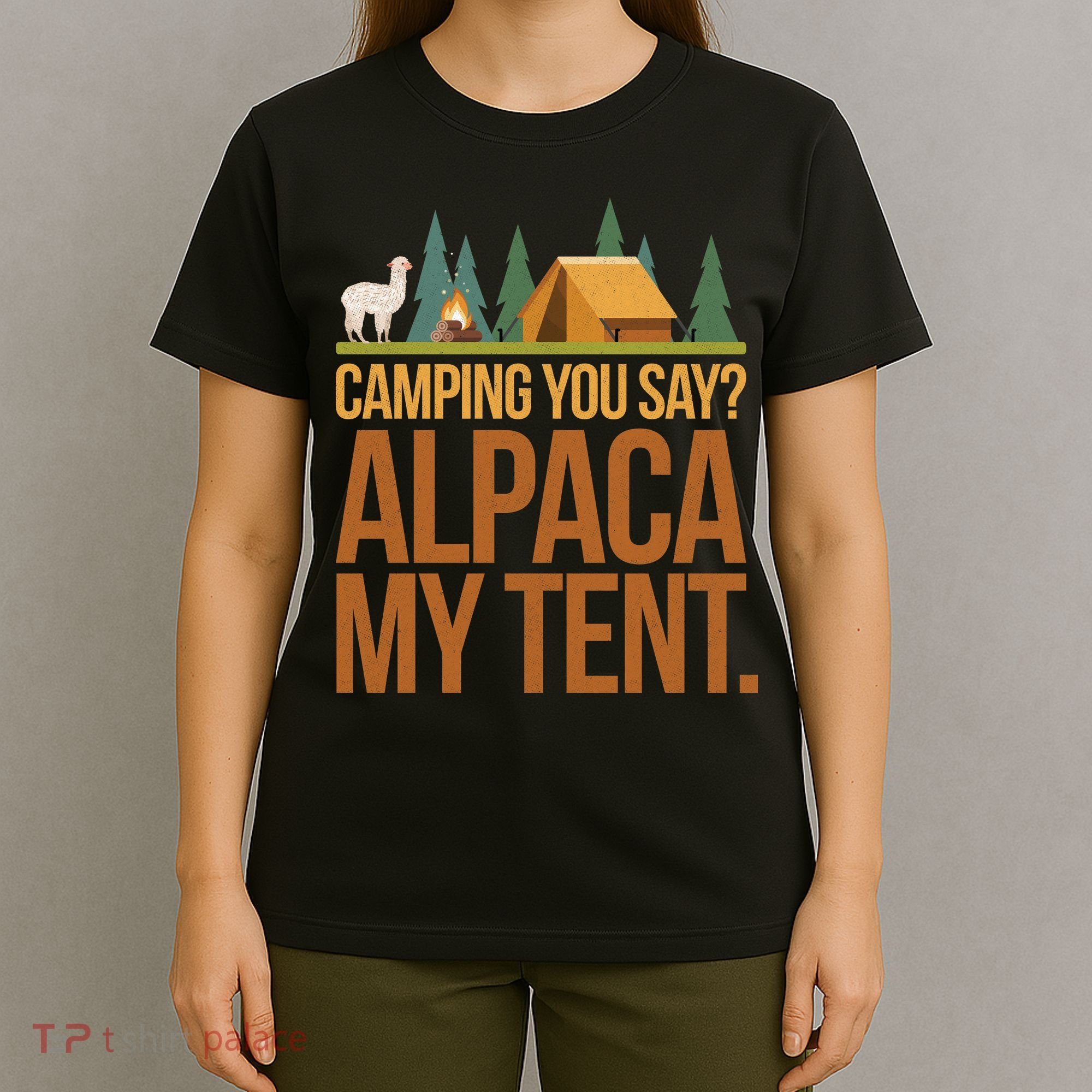 Camping Alpaca My Tent T-Shirt