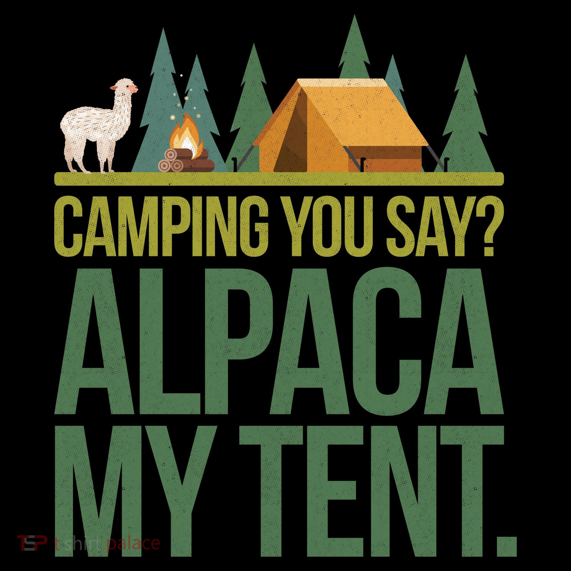 Camping Alpaca My Tent Coffee Mug