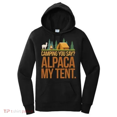 Camping Alpaca My Tent Women's Hoodie