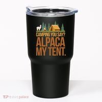 Camping Alpaca My Tent Tumbler thumb 0