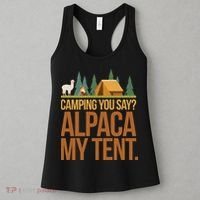 Camping Alpaca My Tent Women's Tank Top thumb 3