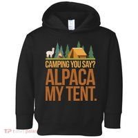 Camping Alpaca My Tent Toddler Hoodie thumb 0