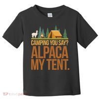 Camping Alpaca My Tent Toddler T-Shirt thumb 0