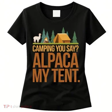 Camping Alpaca My Tent Women's T-Shirt